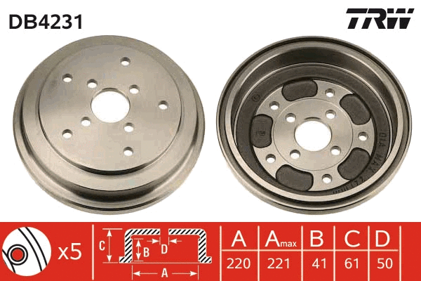 Brake Drum (DB4231)