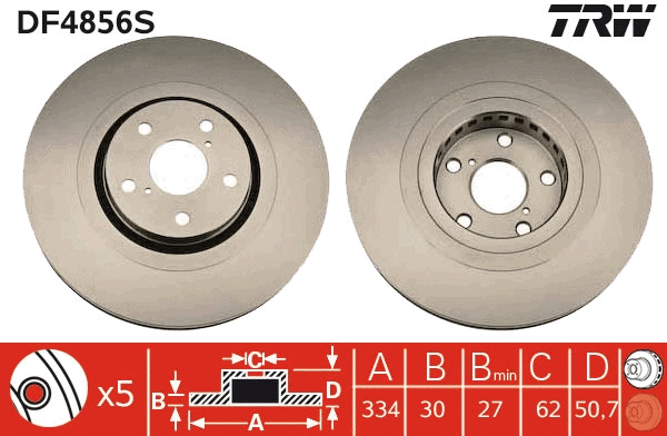 Brake Disc (DF4856S)