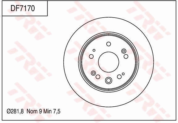 Brake Disc (DF7170)