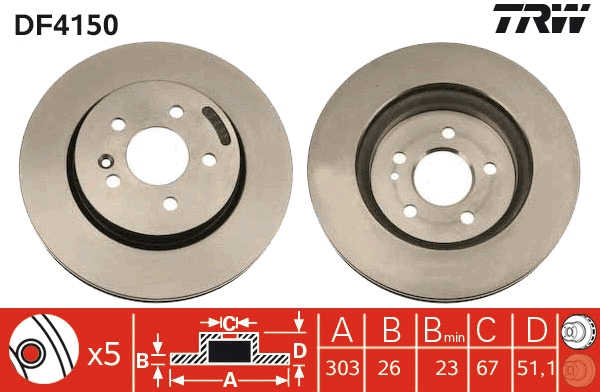 Brake Disc (DF4150)