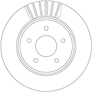 Brake Disc (DF6789)