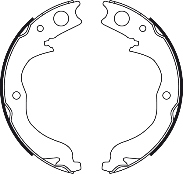 Brake Shoe Set, parking brake
