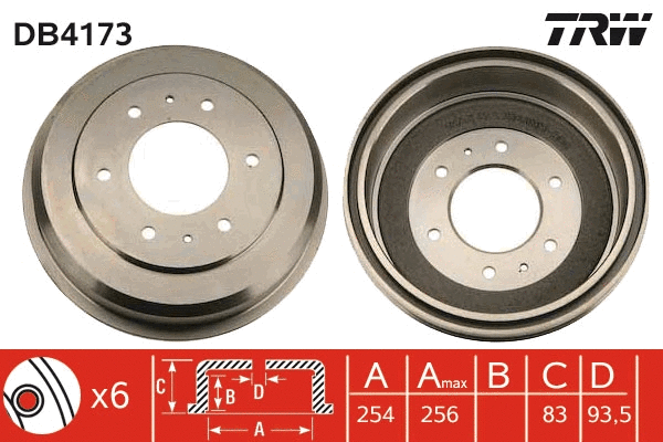 Brake Drum (DB4173)