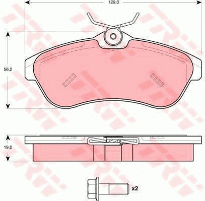 Brake Kit, disc brake (GTD1164)