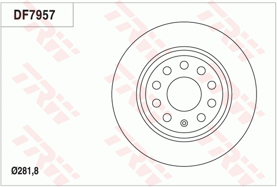 Brake Disc (DF7957)