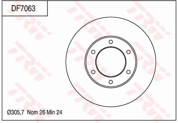 Brake Disc (DF7063)
