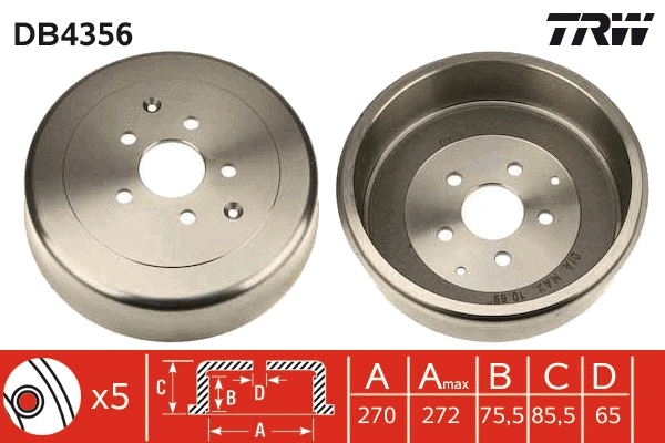 Brake Drum (DB4356)