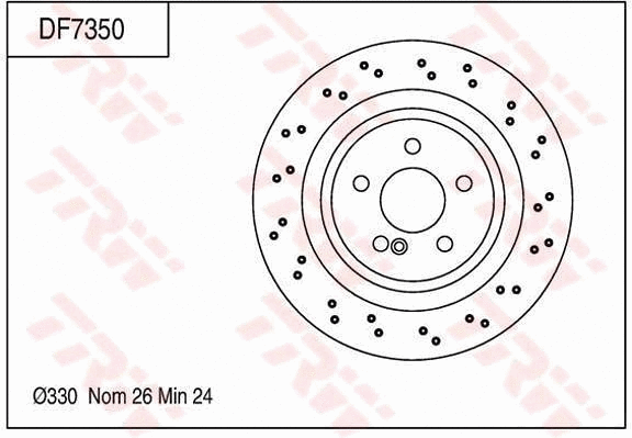 Brake Disc (DF7350)
