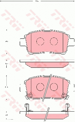 Brake Pad Set, disc brake (GDB7075)