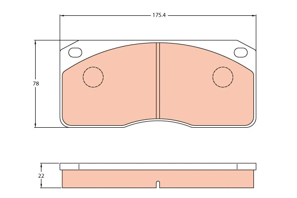 Brake Pad Set, disc brake (GDB5056)