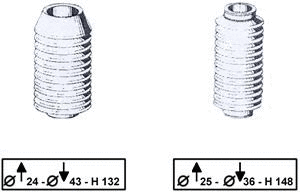 Bellow Kit, steering (JBE114)