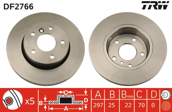 Brake Disc (DF2766)