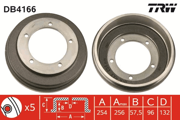 Brake Drum (DB4166)