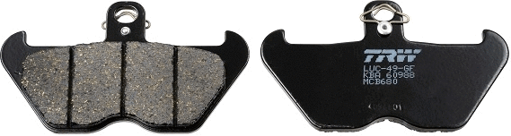 Brake Pad Set, disc brake (MCB680)