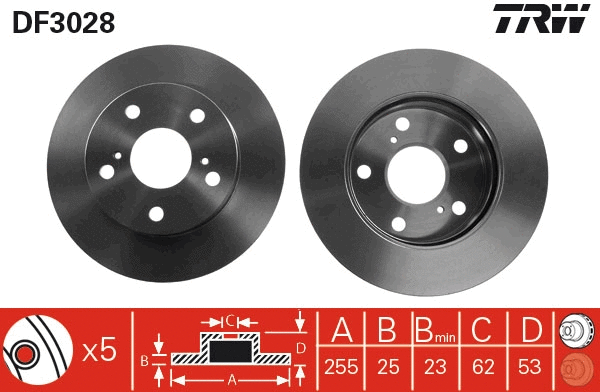 Brake Disc (DF3028)