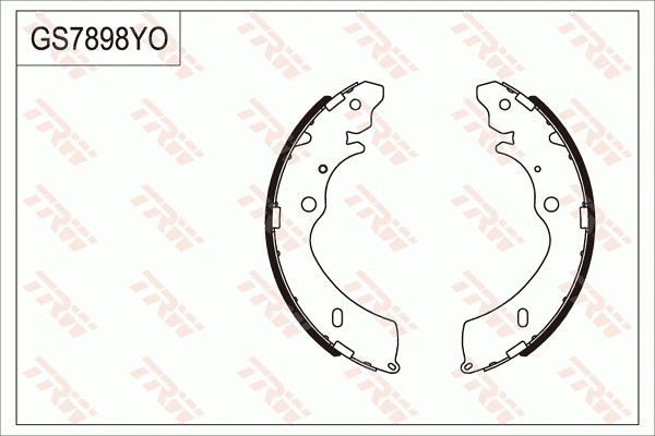 Brake Shoe Set (GS7898)