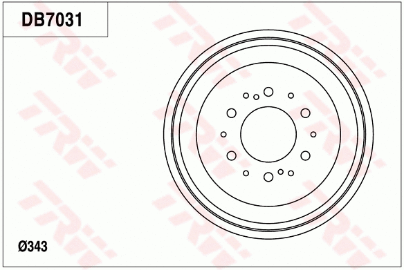 Brake Drum (DB7031)