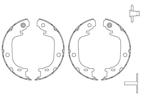 Brake Shoe Set (GS8826)