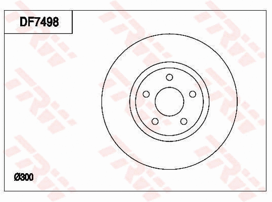 Brake Disc (DF7498)