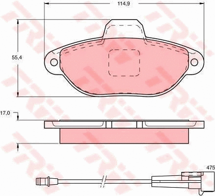 Brake Kit, disc brake (GTD1042)