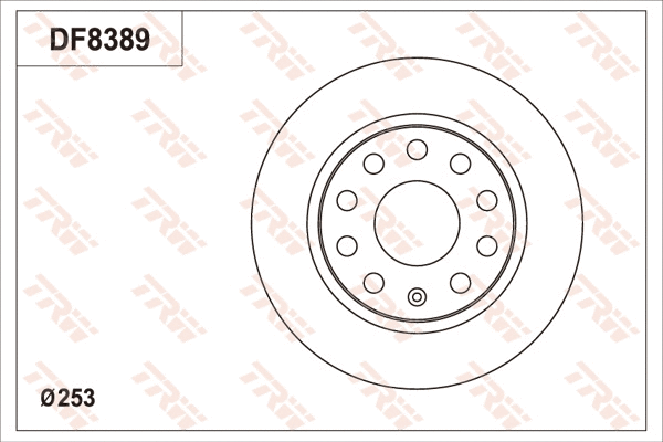 Brake Disc (DF8389S)