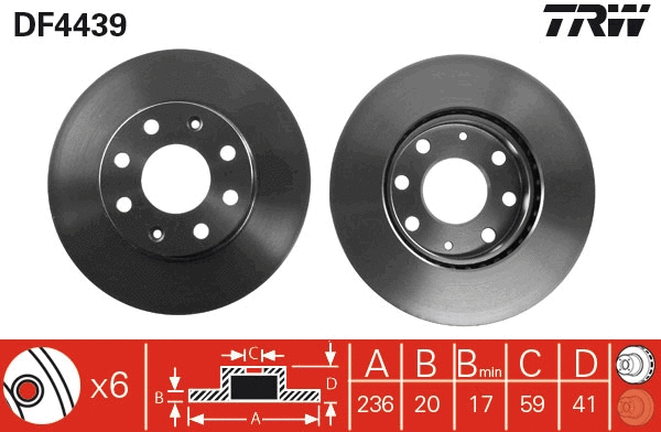 Brake Disc (DF4439)