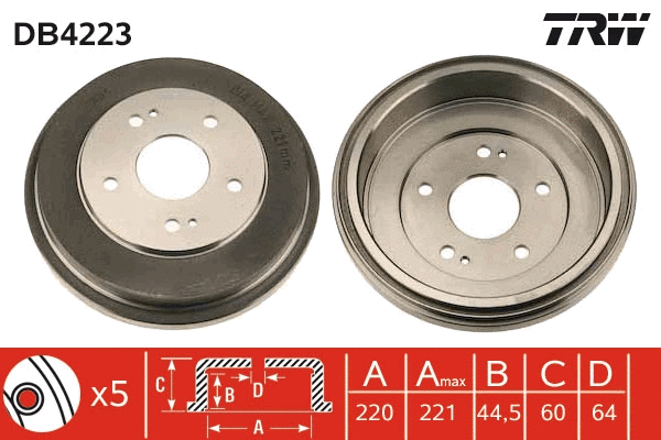 Brake Drum (DB4223)