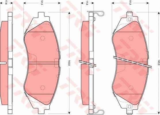 Brake Pad Set, disc brake (GDB7583)