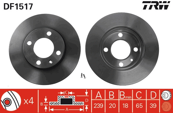 Brake Disc (DF1517)