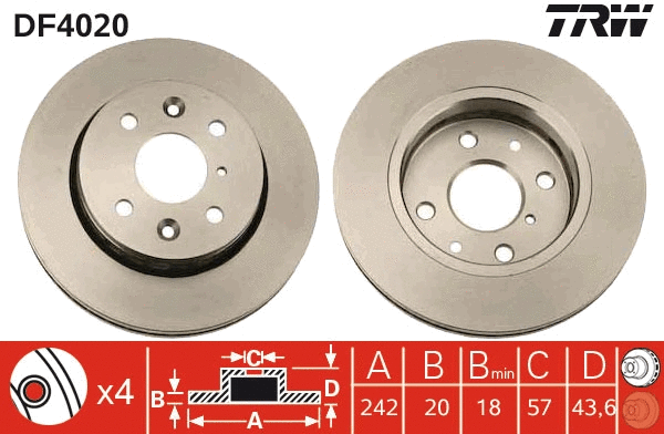 Brake Disc (DF4020)