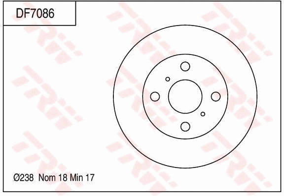 Brake Disc (DF7086)