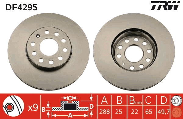Brake Disc (DF4295)