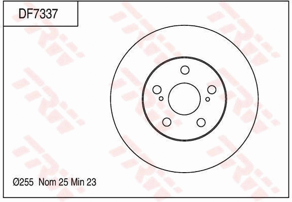 Brake Disc (DF7337)