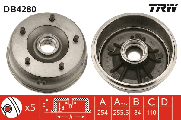 Brake Drum (DB4280)