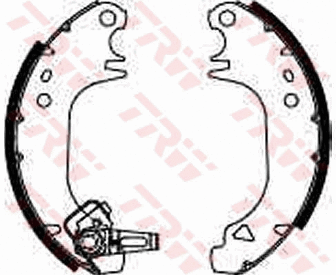 Brake Shoe Set (GS8322)