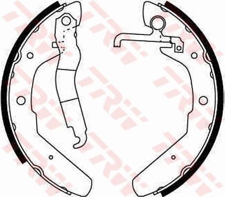 Brake Shoe Set (GS8180)