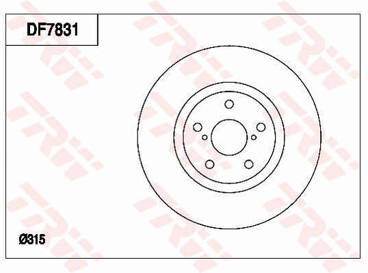 Brake Disc (DF7831)