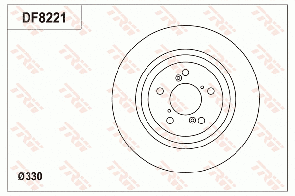 Brake Disc (DF8221S)