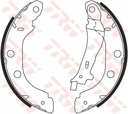 Brake Shoe Set (GS8655)