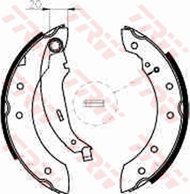 Brake Shoe Set (GS8534)