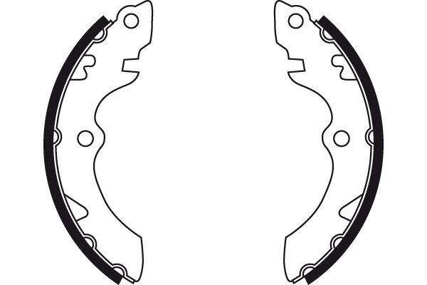 Brake Shoe Set, parking brake