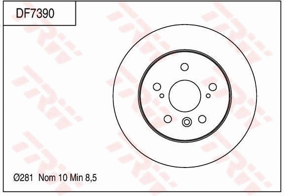 Brake Disc (DF7390)