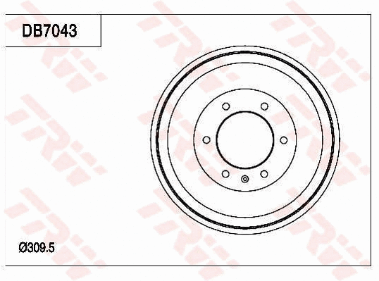 Brake Drum (DB7043)