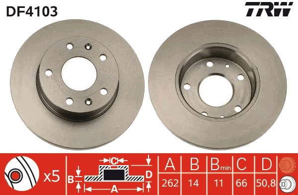Brake Disc (DF4103)