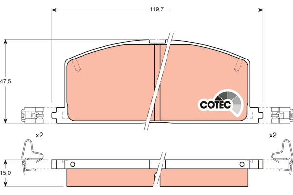 Brake Pad Set, disc brake