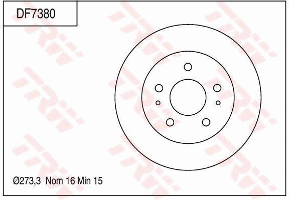 Brake Disc (DF7380)