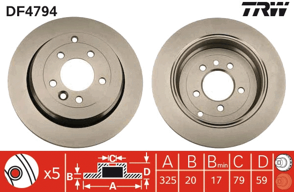 Brake Disc (DF4794)
