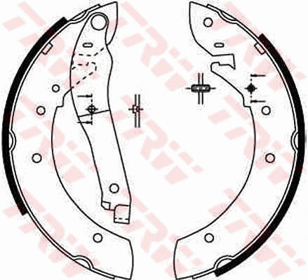 Brake Shoe Set (GS8206)
