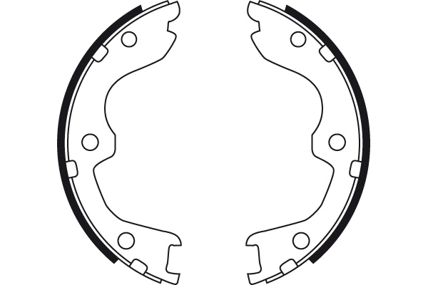 Brake Shoe Set, parking brake