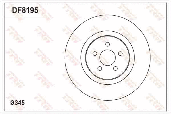 Brake Disc (DF8195S)